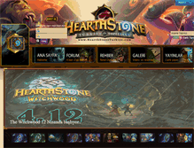 Tablet Screenshot of hearthstoneturkiye.com